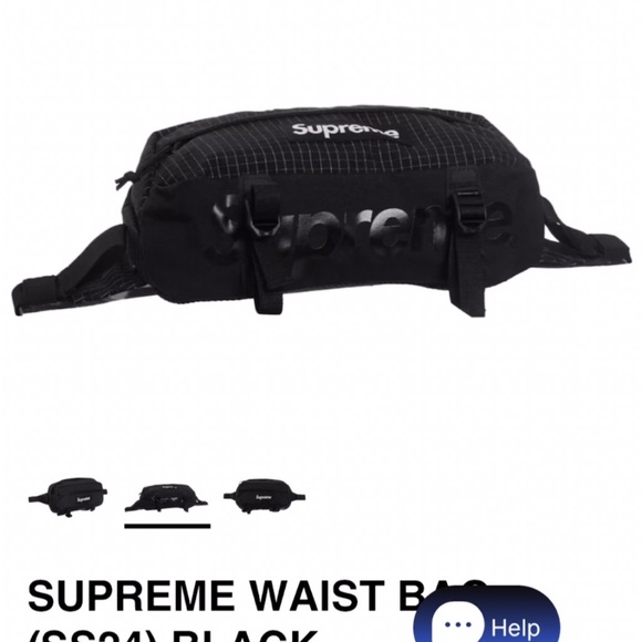 Black Supreme side bag - Picture 4 of 4